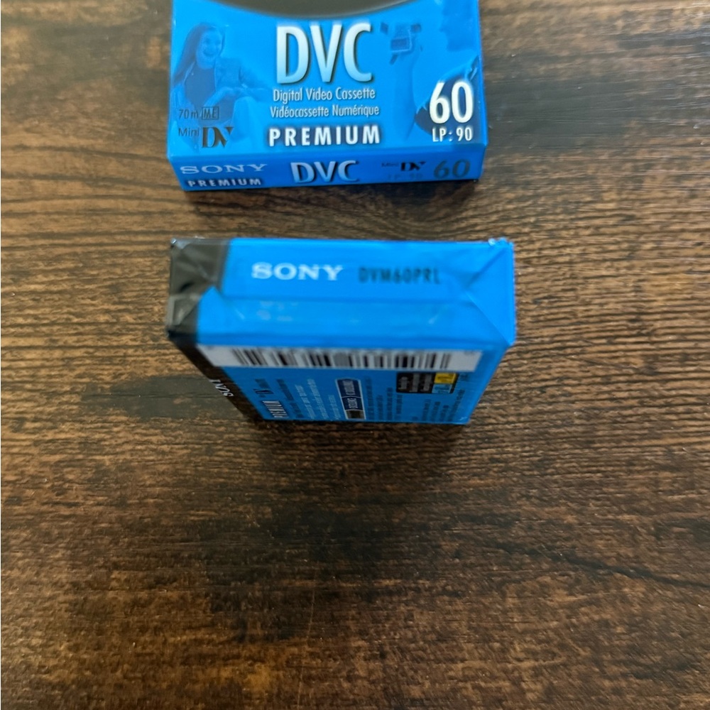 3 Sony DVC Premium Blue and Black Video Cassettes - Picture 5 of 7